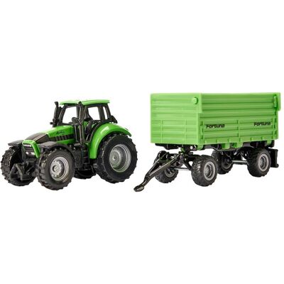 Siku DEUTZ-FAHR mit Fortuna 2-Achs Anh?n Siku DEUTZ-FAHR mit Fortuna 2-Achs Anh?n