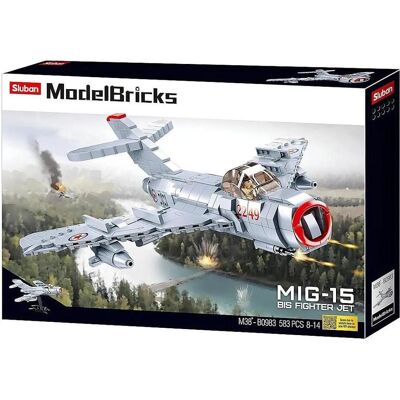 Sluban SL95853 - Sowjetischer MIG-15 Düsenjäger Sluban SL95853 - Sowjetischer MIG-15 Düsenjäger
