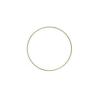 Rayher Metallringe beschichtet, 25cm, gold Rayher Metallringe beschichtet, 25cm, gold