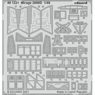 Eduard Mirage 2000D for KINETIC Eduard Mirage 2000D for KINETIC