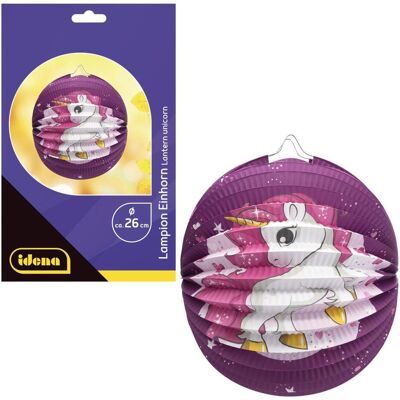 Idena Lampion Einhorn Ø26cm (1 Stk.) Idena Lampion Einhorn Ø26cm (1 Stk.)