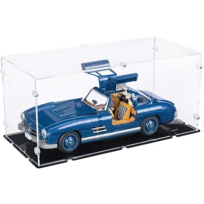 iDisplayit Acryl-Display für Mattel Hot Wheels Mercedes-Benz 300 SL (Mit schwarzem Boden) iDisplayit Acryl-Display für Mattel Hot Wheels Mercedes-Benz 300 SL (Mit schwarzem Boden)