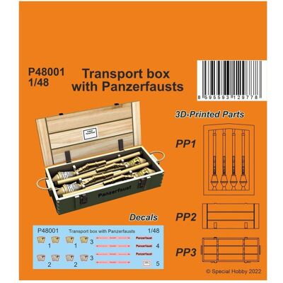 CMK Transport box with Panzerfausts CMK Transport box with Panzerfausts
