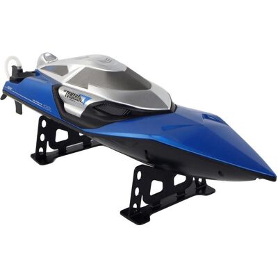 Lean Toys Ferngesteuertes Motorboot mit Blaulicht Lean Toys Ferngesteuertes Motorboot mit Blaulicht