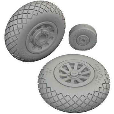 Eduard P-51D wheels diamond tread 2 1/72 Eduard P-51D wheels diamond tread 2 1/72