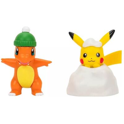 Jazwares Pokemon 2-Pack X-Mas Holiday Pikachu & Charmander PKW2813 Jazwares Pokemon 2-Pack X-Mas Holiday Pikachu & Charmander PKW2813
