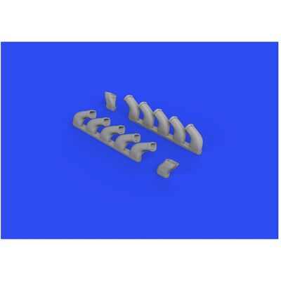 Eduard Il-2 exhaust stacks 1/48 for ZVEZDA Eduard Il-2 exhaust stacks 1/48 for ZVEZDA