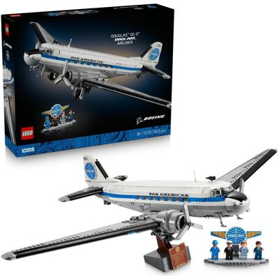 11378 Douglas DC-3 PAN AM Passagierflugzeug (11378, LEGO Icons) 11378 Douglas DC-3 PAN AM Passagierflugzeug (11378, LEGO Icons)