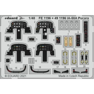 Eduard IA-58A Pucara 1/48 for KINETIC Eduard IA-58A Pucara 1/48 for KINETIC