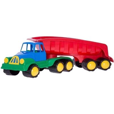 Hemar Grosser LKW mit Sattelauflieger 45 cm Gelb Hemar Grosser LKW mit Sattelauflieger 45 cm Gelb