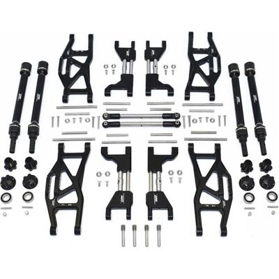 GPM aluminium aufhängungs-set komplett v/h schwarz trx maxx GPM aluminium aufhängungs-set komplett v/h schwarz trx maxx