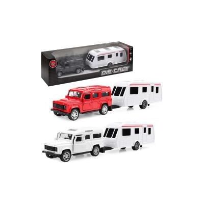 Trifox Auto metalowe z przyczepą MIX Trifox Auto metalowe z przyczepą MIX