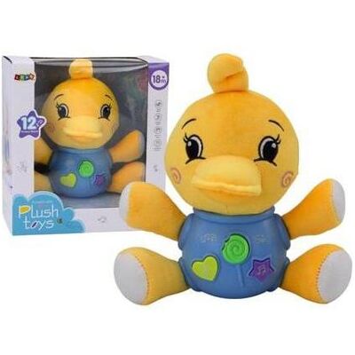 Lean Toys Ente interaktives Plüschtier 19 cm (24 cm) Lean Toys Ente interaktives Plüschtier 19 cm (24 cm)