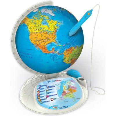 Clementoni, Globus, Spelend Leren - Ontdek de Wereld - Interactieve Wereldbol - Educatief Speelgoed - 7+ jaar (30 cm) Clementoni, Globus, Spelend Leren - Ontdek de Wereld - Interactieve Wereldbol - Educatief Speelgoed - 7+ jaar (30 cm)