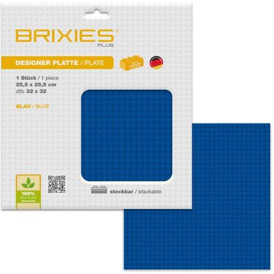 Brixies Bauplatte 32x32 Basic blau Brixies Bauplatte 32x32 Basic blau