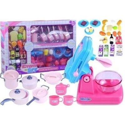 Lean Toys Küchenset für kleine Kochtöpfe, Lebensmittel und Zubehör Lean Toys Küchenset für kleine Kochtöpfe, Lebensmittel und Zubehör