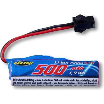 Carson 3,7V/500mAh LiIon Akku JST Nano City (500 mAh, 3.70 V) Carson 3,7V/500mAh LiIon Akku JST Nano City (500 mAh, 3.70 V)