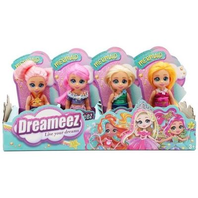 Dreameez FUN Mini-Meerjungfrauenpuppen, Ast 4 Dreameez FUN Mini-Meerjungfrauenpuppen, Ast 4