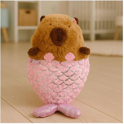 Lean Toys Plüschtier Wasserschwein Meerjungfrau Rosa 28cm (28 cm) Lean Toys Plüschtier Wasserschwein Meerjungfrau Rosa 28cm (28 cm)