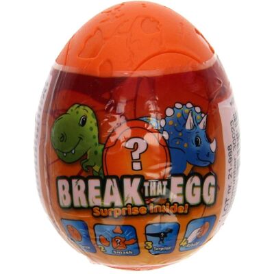 Johntoy Break the Egg Surprise Egg Dinosaurier - Mehrfarbig Johntoy Break the Egg Surprise Egg Dinosaurier - Mehrfarbig