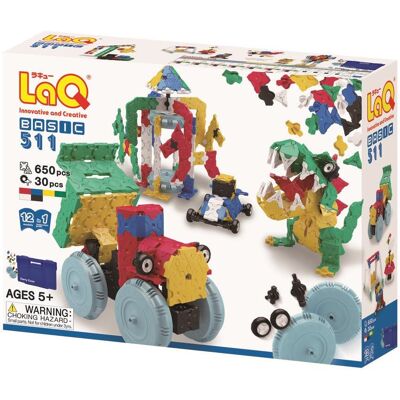 LaQ 511 Basic Baukasten - 12 in 1, 650 Teile LaQ 511 Basic Baukasten - 12 in 1, 650 Teile