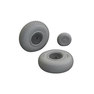 Eduard B-17F wheels block tread 1/48 Eduard B-17F wheels block tread 1/48