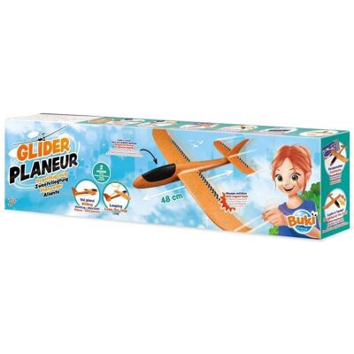 Buki France Glider 48cm Weighted Throwing Glider Orange Stickers Included 3+ετών MPN2174 Buki France Glider 48cm Weighted Throwing Glider Orange Stickers Included 3+ετών MPN2174