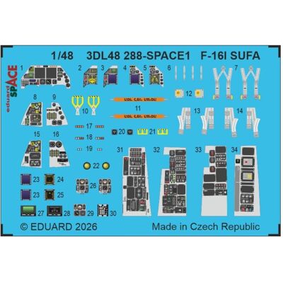 Eduard F-16I SUFA SPACE for Kinetic Eduard F-16I SUFA SPACE for Kinetic