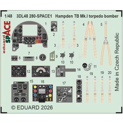 Eduard Hampden TB Mk.I torpedo bomber SPACE for ICM Eduard Hampden TB Mk.I torpedo bomber SPACE for ICM