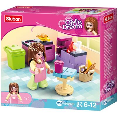 Sluban SL07187 - Mini-Bauset Küche Sluban SL07187 - Mini-Bauset Küche