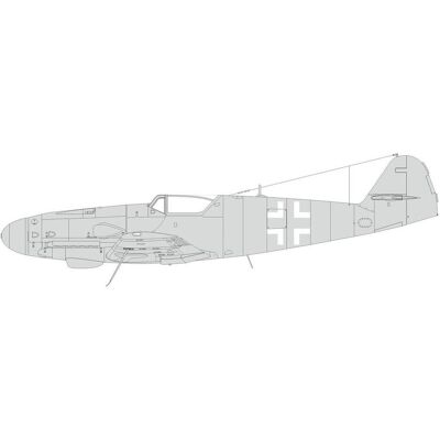 Eduard Bf 109K national insignia 1/48 Eduard Bf 109K national insignia 1/48
