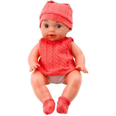 Lean Toys Lean Baby-Puppe Mit Trinkflasche Rosa Kleidung Geräusche 30Cm Lean Toys Lean Baby-Puppe Mit Trinkflasche Rosa Kleidung Geräusche 30Cm
