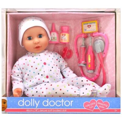 Dolls World idee+spiel Doktor Puppenset 46cm mit Zubehör Dolls World idee+spiel Doktor Puppenset 46cm mit Zubehör