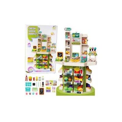 Lean Toys Spielzeugladen für Kinder, interaktiver Supermarkt, 67 Stück Lean Toys Spielzeugladen für Kinder, interaktiver Supermarkt, 67 Stück
