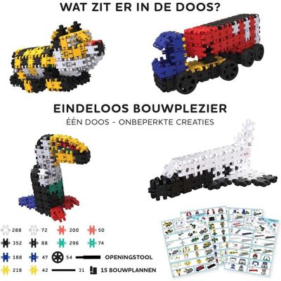 Clics Nano – Baukasten für kreative Baumeister – 2000 Teile. Clics Nano – Baukasten für kreative Baumeister – 2000 Teile.