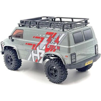 Absima Hobby Plus 1:18 Crawler CR18P EVO-V2 Rock Van grey RTR 1:18 Brushed Crawler 4WD 2,4 GHz (RTR Ready-to-Run) Absima Hobby Plus 1:18 Crawler CR18P EVO-V2 Rock Van grey RTR 1:18 Brushed Crawler 4WD 2,4 GHz (RTR Ready-to-Run)