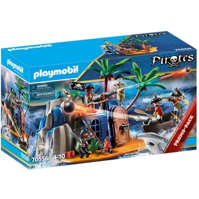 Pirateninsel mit Schatzversteck (70556, Playmobil Pirates) Pirateninsel mit Schatzversteck (70556, Playmobil Pirates)