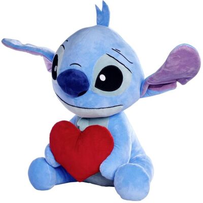 Simba Disney Peluche Stitch Coeur 50cm (50 cm) Simba Disney Peluche Stitch Coeur 50cm (50 cm)
