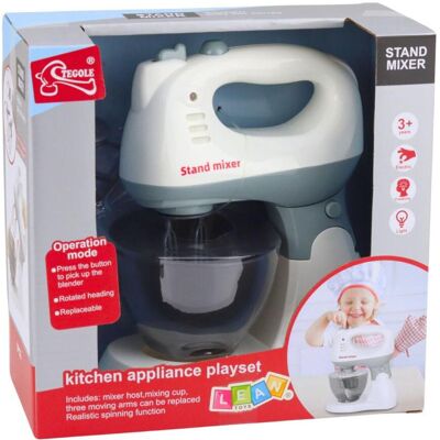 Lean Toys Küchenroboter für Kinder mit Ständer und Schüssel, Licht und Geräuschen Lean Toys Küchenroboter für Kinder mit Ständer und Schüssel, Licht und Geräuschen