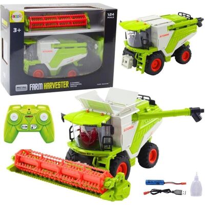 Lean Toys Ferngesteuerter 2in1-Mähdrescher Lean Toys Ferngesteuerter 2in1-Mähdrescher