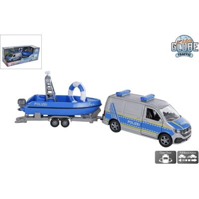Hippo Volkswagen Polizei mit Rettungsboot KidsGlobe Hippo Volkswagen Polizei mit Rettungsboot KidsGlobe