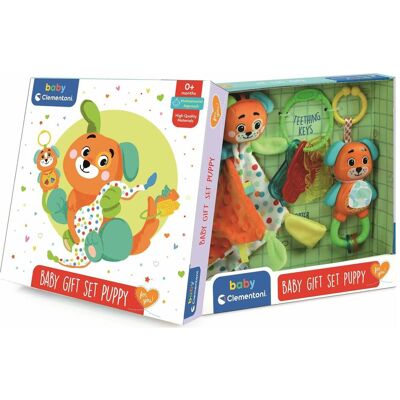 Clementoni Baby Geschenkeset - Plüschspielzeug, Rassel, Beißschlüssel Clementoni Baby Geschenkeset - Plüschspielzeug, Rassel, Beißschlüssel