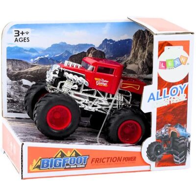 Lean Toys Schwarzer Geländewagen mit Friktionsantrieb Lean Toys Schwarzer Geländewagen mit Friktionsantrieb