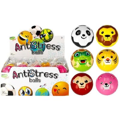 Creative Anti-Stress-Ball 6 cm Tiere Mix Creative Anti-Stress-Ball 6 cm Tiere Mix