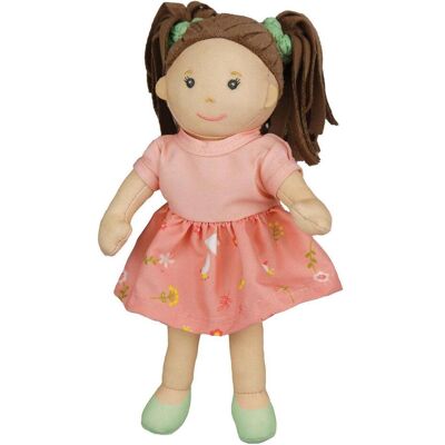 Heless Stoffpuppe 22cm Rosa mit Kleidchen an/ausziehen Heless Stoffpuppe 22cm Rosa mit Kleidchen an/ausziehen