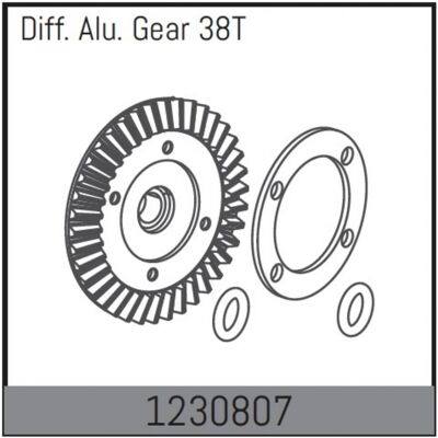 Absima Diff. Kronrad 38T +Dichtung BL-Version Absima Diff. Kronrad 38T +Dichtung BL-Version