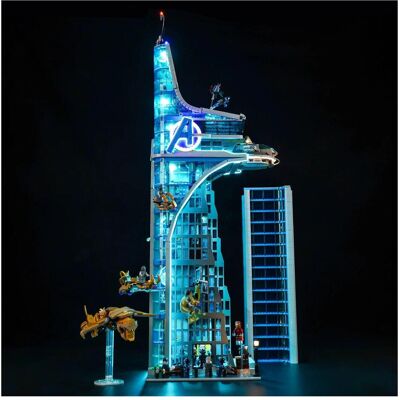 BrickBling LED Licht Set für LEGO Avengers Tower (76269) inkl. Fernbedienung BrickBling LED Licht Set für LEGO Avengers Tower (76269) inkl. Fernbedienung