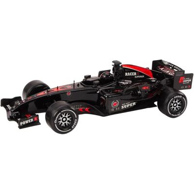 Lean Toys F1-Rennwagen mit 1:14-Antrieb, schwarz Lean Toys F1-Rennwagen mit 1:14-Antrieb, schwarz