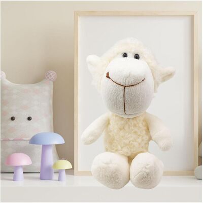 Lean Toys Lean Plüsch Maskottchen Huggable Schaf Mit Saugnapf Weiss 23 X 12 Cm (23 cm) Lean Toys Lean Plüsch Maskottchen Huggable Schaf Mit Saugnapf Weiss 23 X 12 Cm (23 cm)