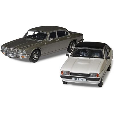 Corgi Screen Stars - Ford Capri Mk2 2.0S Diamond White Jaguar XJ6 Series 2 Silver Corgi Screen Stars - Ford Capri Mk2 2.0S Diamond White Jaguar XJ6 Series 2 Silver